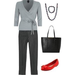 Very Casual Slacks outfit - Don't Wear Jeans to a Job Interview #career #careeradvice #jobinterview #fashion