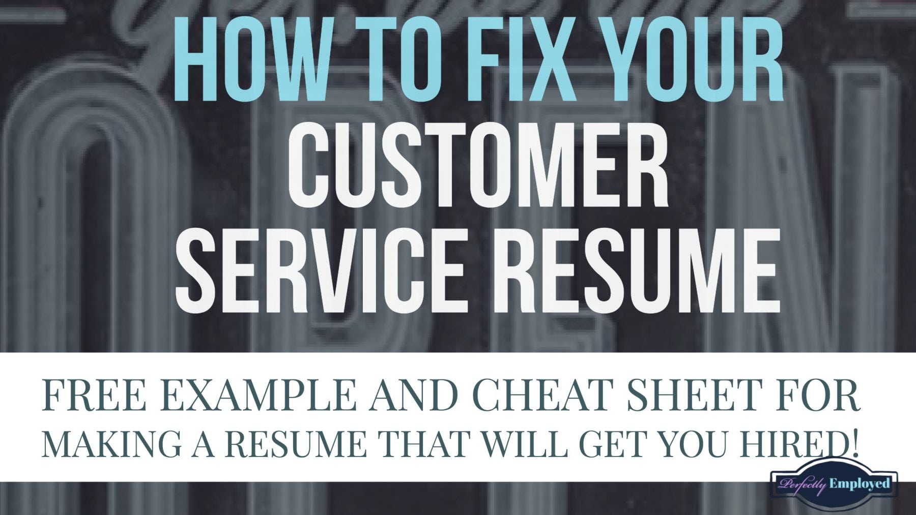 Customer Service Resume Example