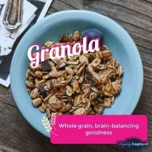 Eat granola to boost productivity