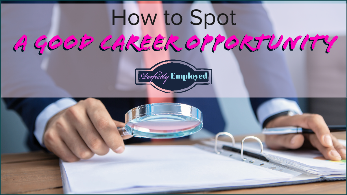 How To Spot A Good Career Opportunity #career #careeradvice